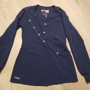 XXS scrub jacket Greys Anatomy flare and‎ fit style